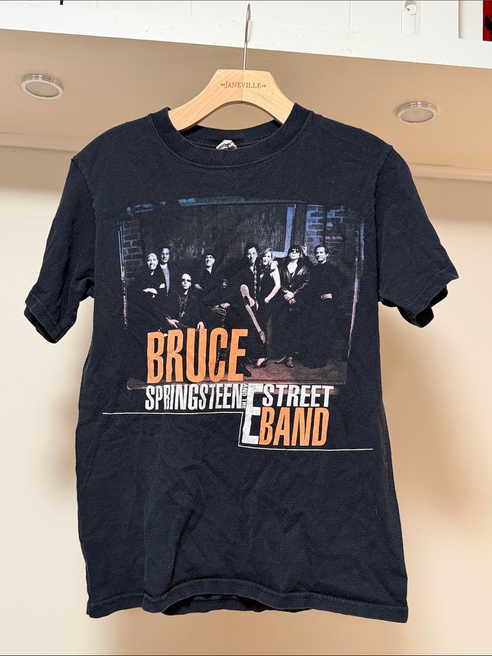 Bruce Springsteen Street Band Black Graphic Men's Tee